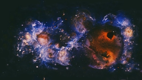 カラフルな天の川星群